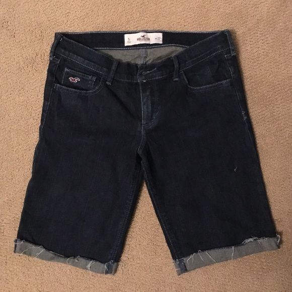 Dark wash bermudas - Picture 1 of 3